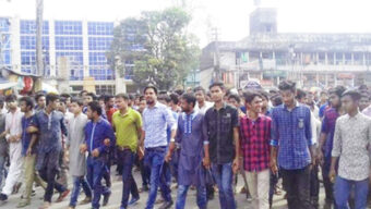 ৬৭ তম প্রতিষ্ঠা বার্ষিকীতে সিলেটে ছাত্রলীগের আনন্দ র‌্যালি